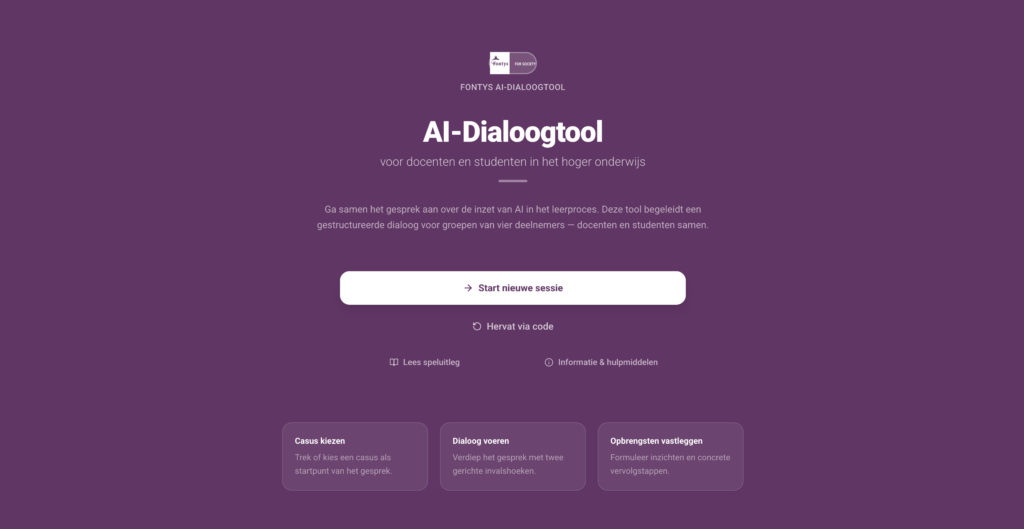 AI Dialoogtool