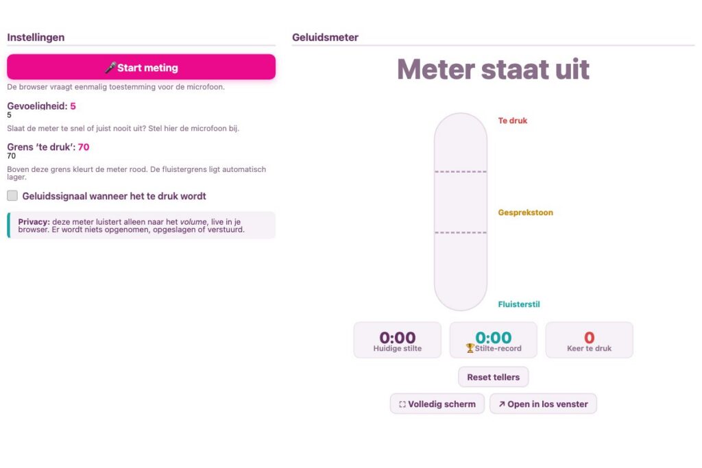 Geluidsmeter