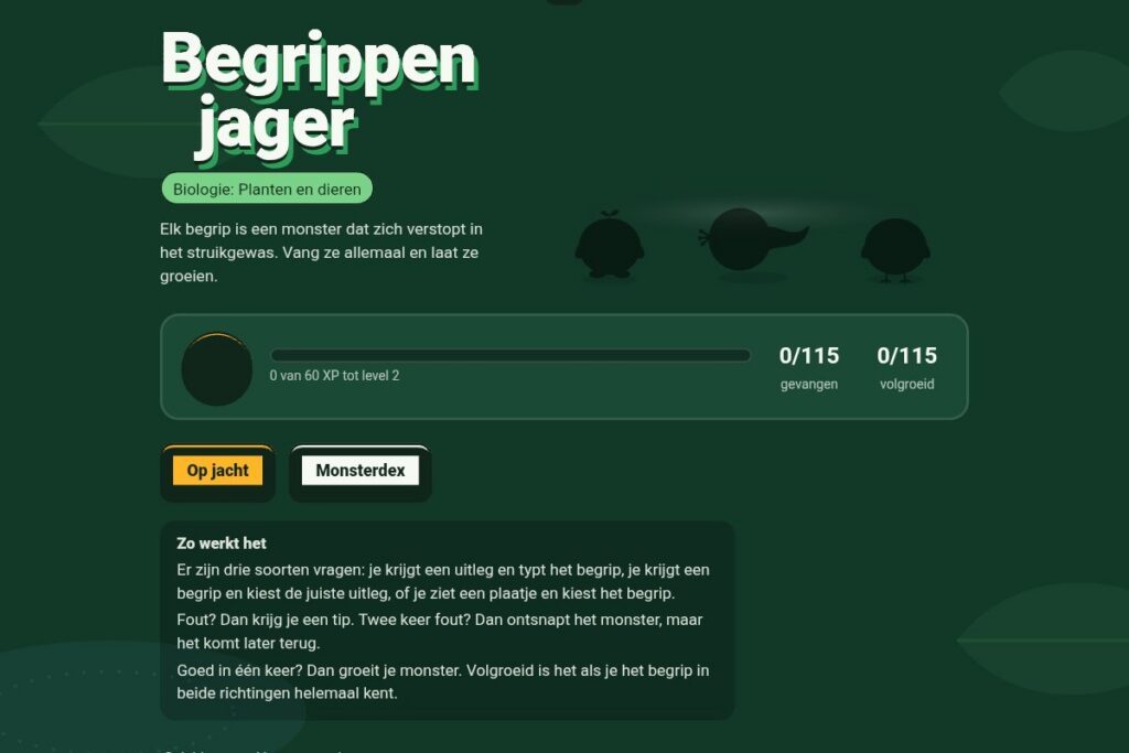 Biologie begrippen (VO brugklas)