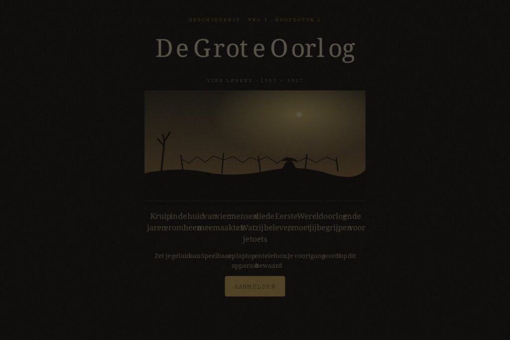 Wereld oorlog 1 (VWO3)